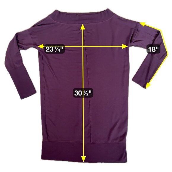 Athleta Studio Barre Sweatshirt Dress 2.0 Medium Athleisure Cozycore Studio Chic - Picture 9 of 9